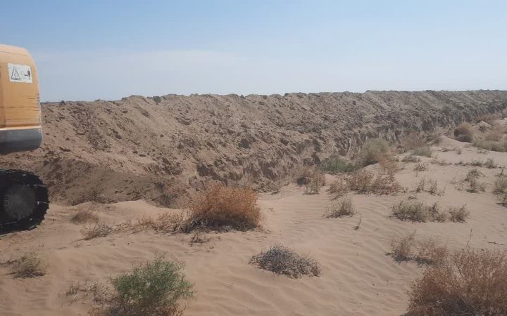 آغاز احداث خاکریز حفاظتی برای کاهش خطر سیلاب در حسن‌آباد سرخس