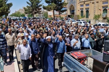 فیلم| راهپیمایی سرخسی‌ها علیه رژیم صهیونی