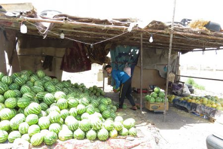 تابستان، فصل فروش هندوانه در سرخس