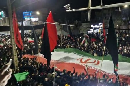 فیلم| فریاد مرگ بر آمریکا در قرار شبانه مرزنشینان سرخس