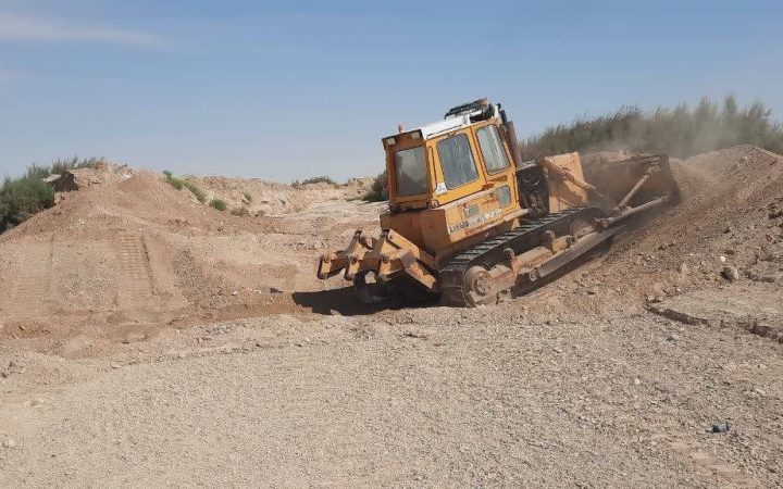 آغاز لایروبی مسیل قطارچاه و مدیریت سیلاب در دشت گنبدلی سرخس